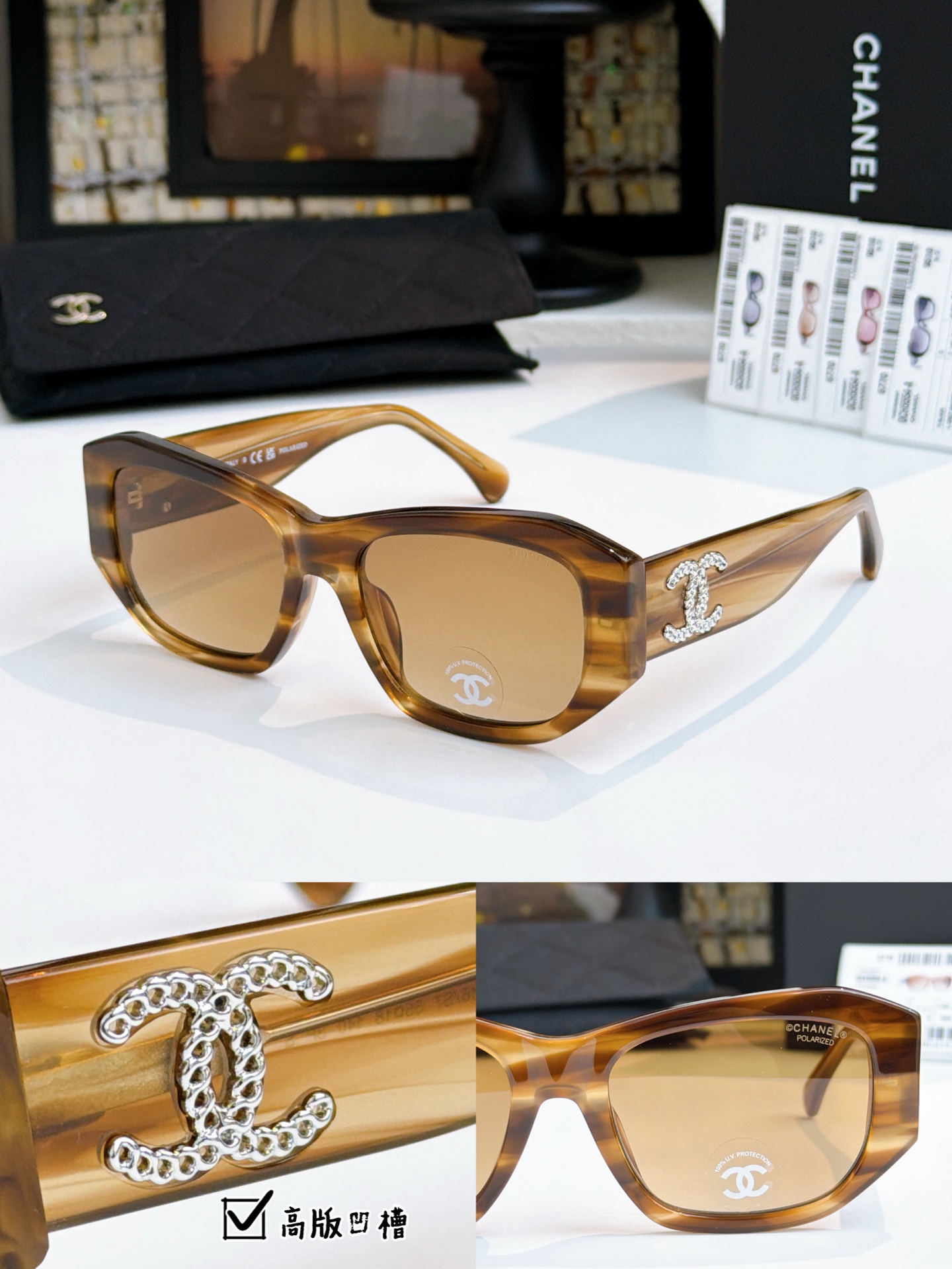 新品高版本内嵌凹槽原版螺丝🔩CHANE*MOD：CH 5554SIZE：55口18-140🔝🔝