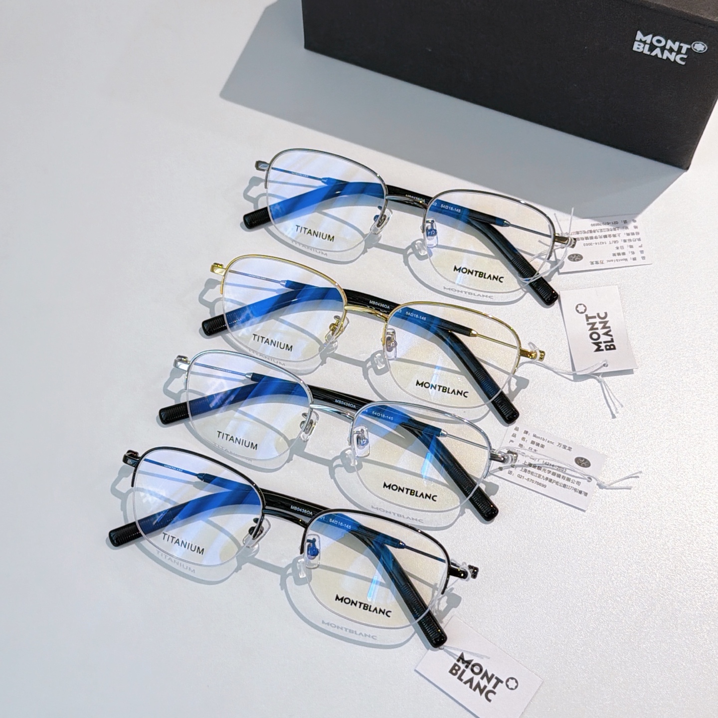 MONT BLAN*钛MODEL:MB0436OASIZE: 54口18-145🔝🔝