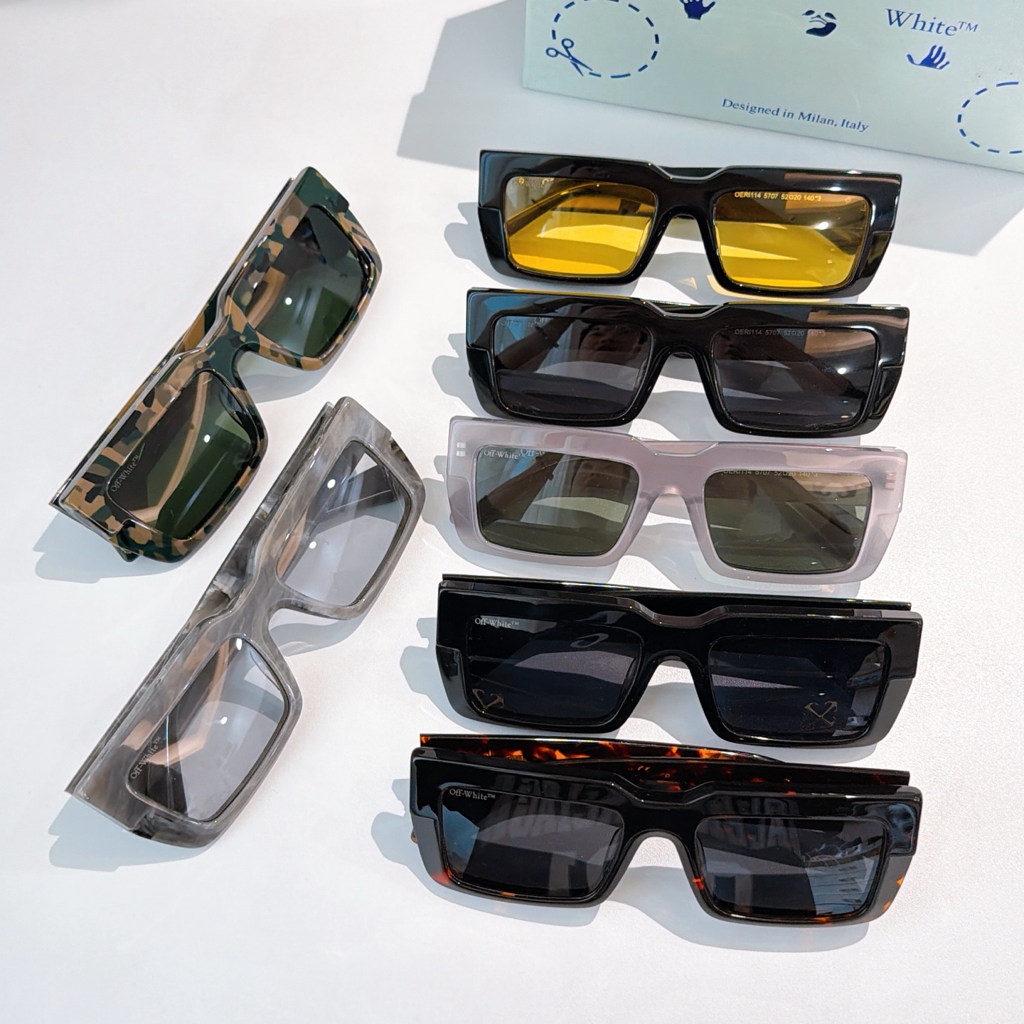 OFF WHITEMODEL:OERI114SIZE:52口20-140 🔝🔝