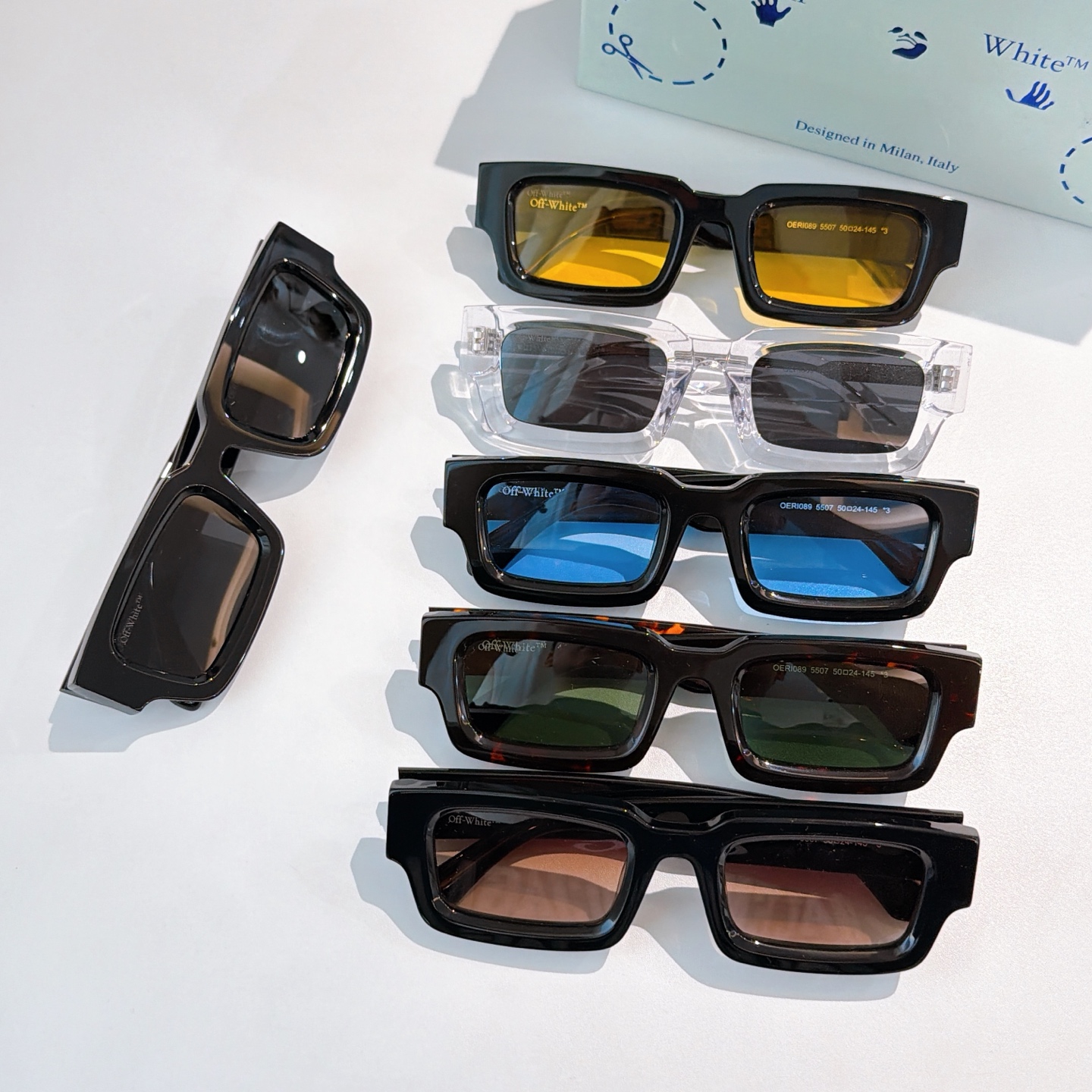 OFF WHITEMODEL:OERI089SIZE:50口24-145 🔝🔝