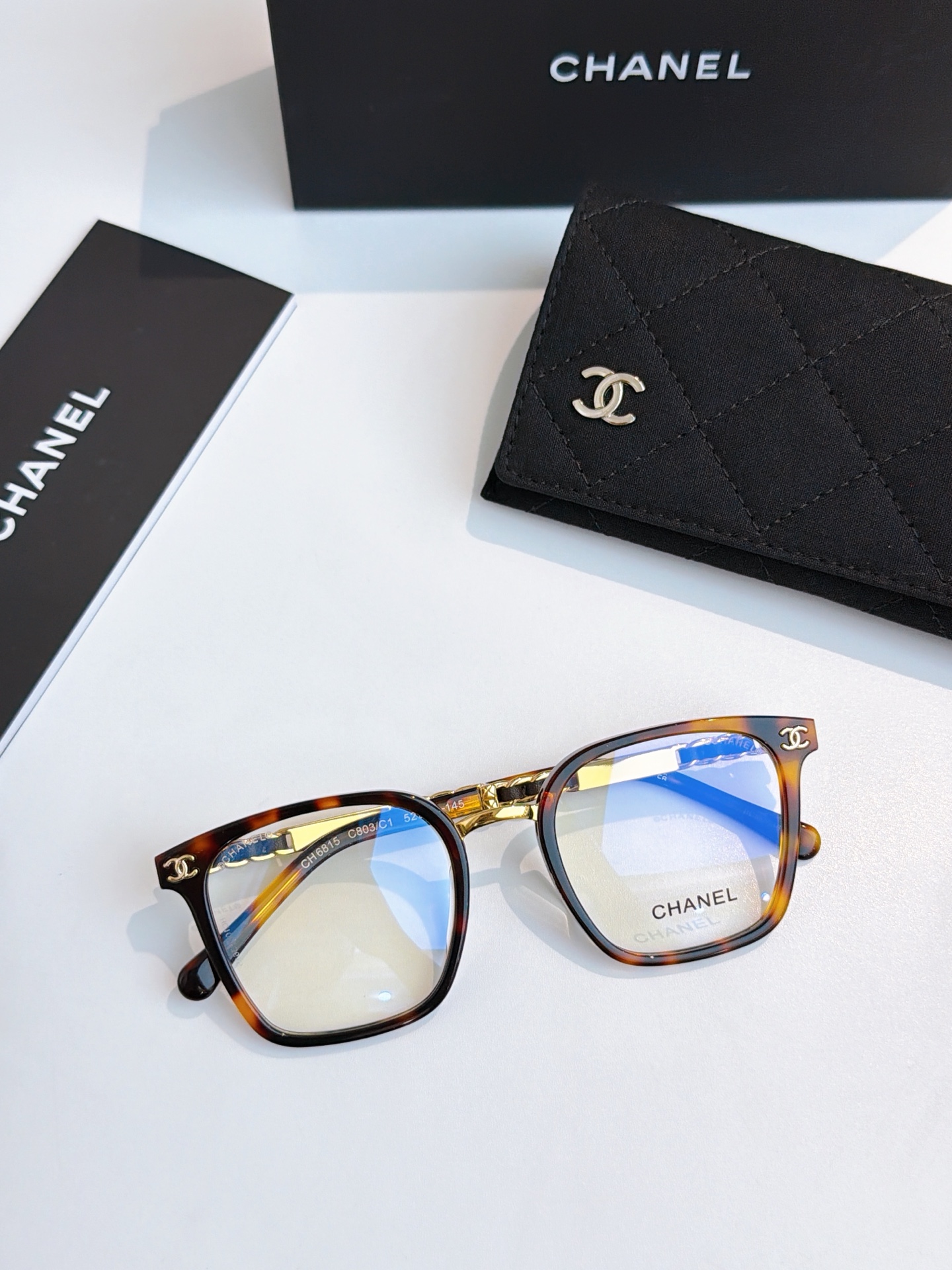福牌镜框CHANE*MOD：6815 SIZE：52-23-145🔝🔝