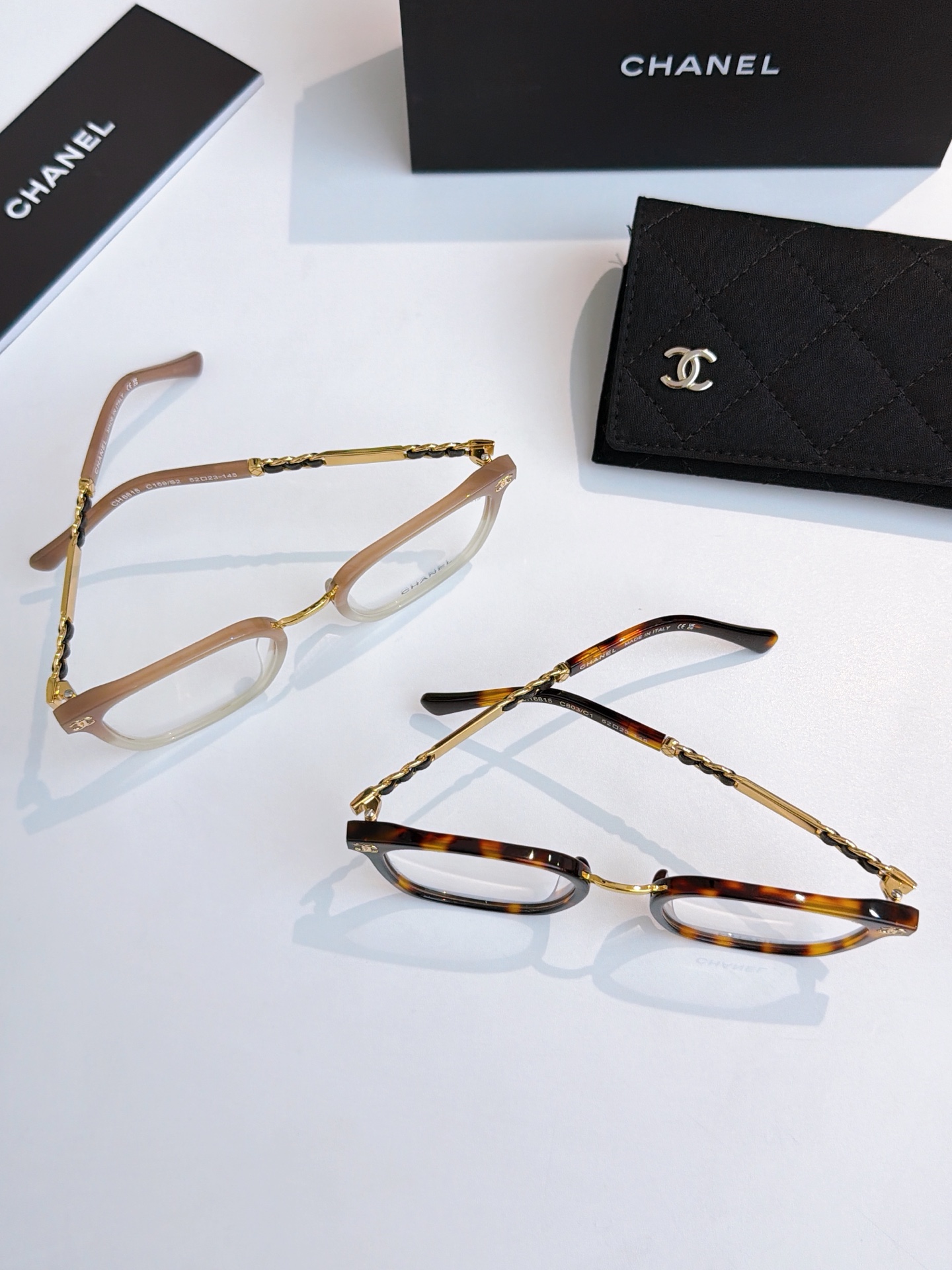 福牌镜框CHANE*MOD：6815 SIZE：52-23-145🔝🔝