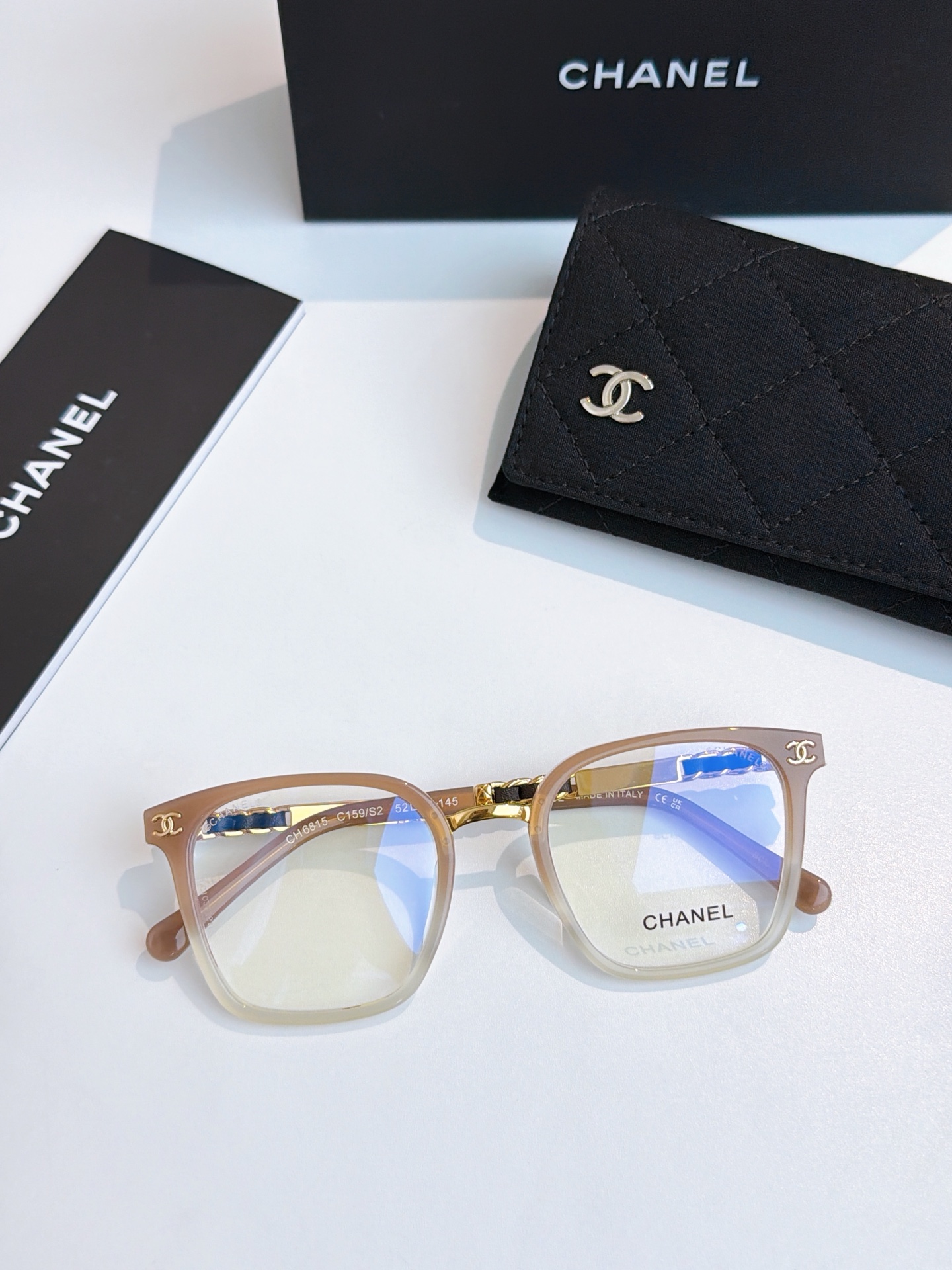 福牌镜框CHANE*MOD：6815 SIZE：52-23-145🔝🔝