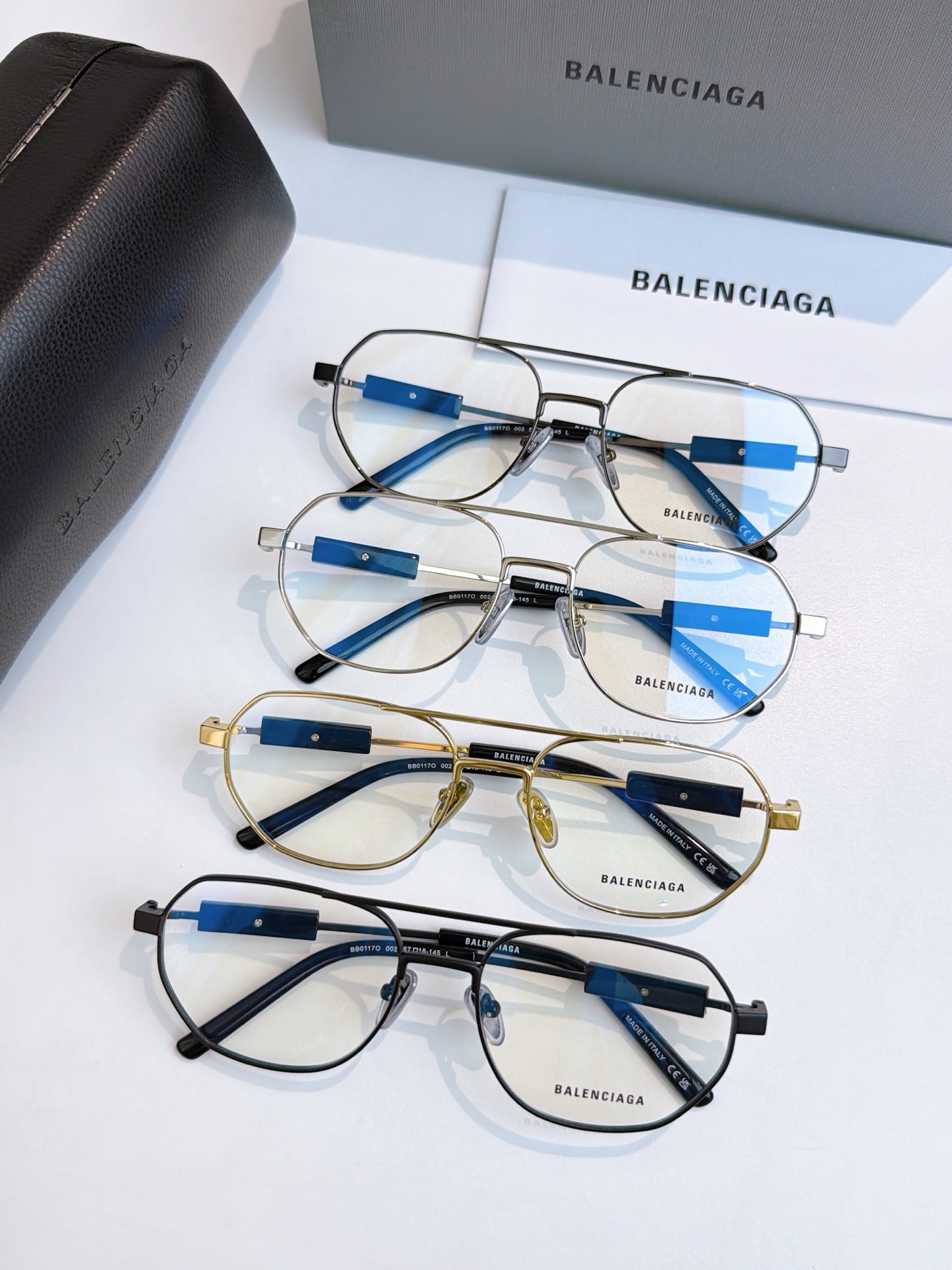 眼镜框BALENCIAG*MODEL：BB0117OSIZE：57口18-145🔝🔝