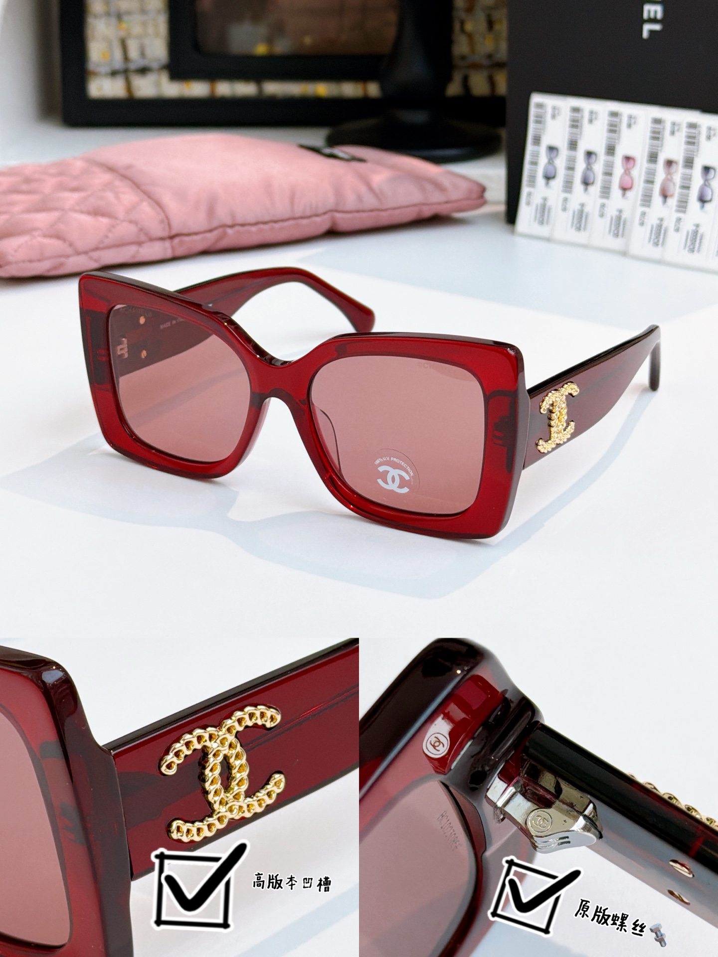 Originial quality高版本内嵌凹槽原版螺丝🔩CHANE*MOD：CH 5555SIZE：5