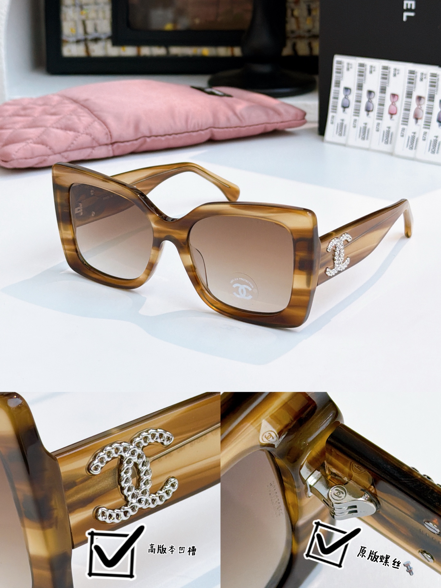 Originial quality高版本内嵌凹槽原版螺丝🔩CHANE*MOD：CH 5555SIZE：5