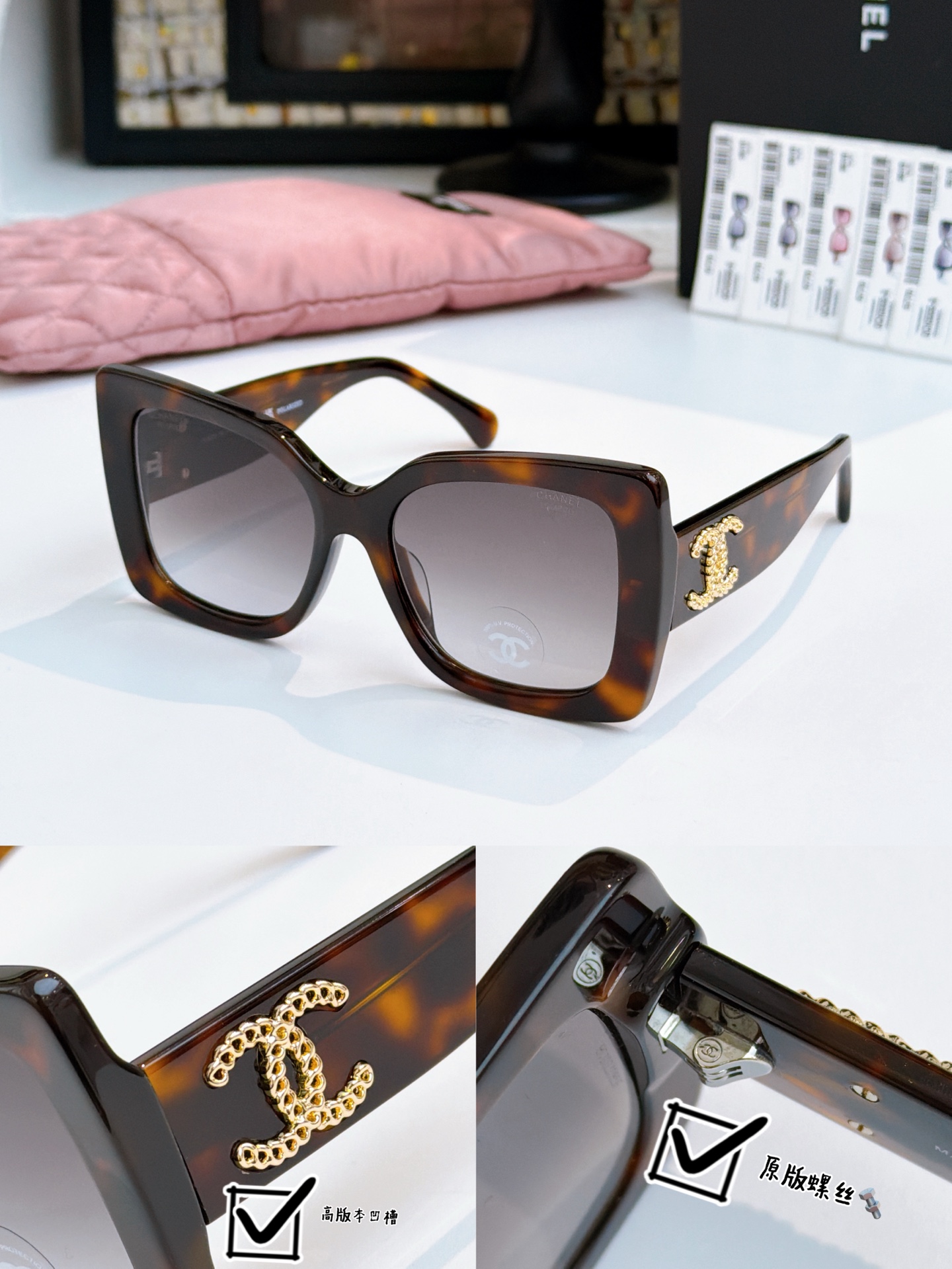 Originial quality高版本内嵌凹槽原版螺丝🔩CHANE*MOD：CH 5555SIZE：5