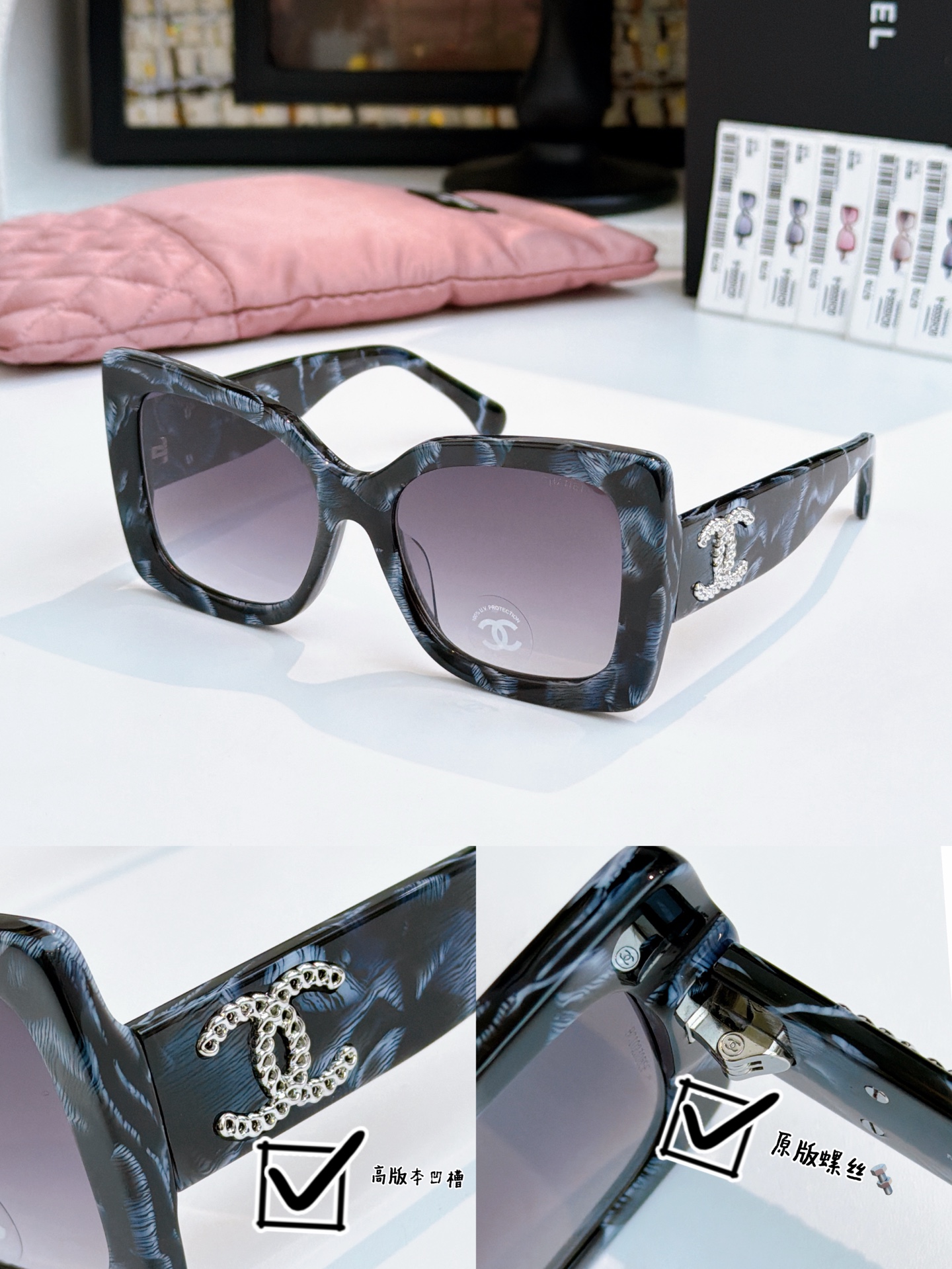 Originial quality高版本内嵌凹槽原版螺丝🔩CHANE*MOD：CH 5555SIZE：5