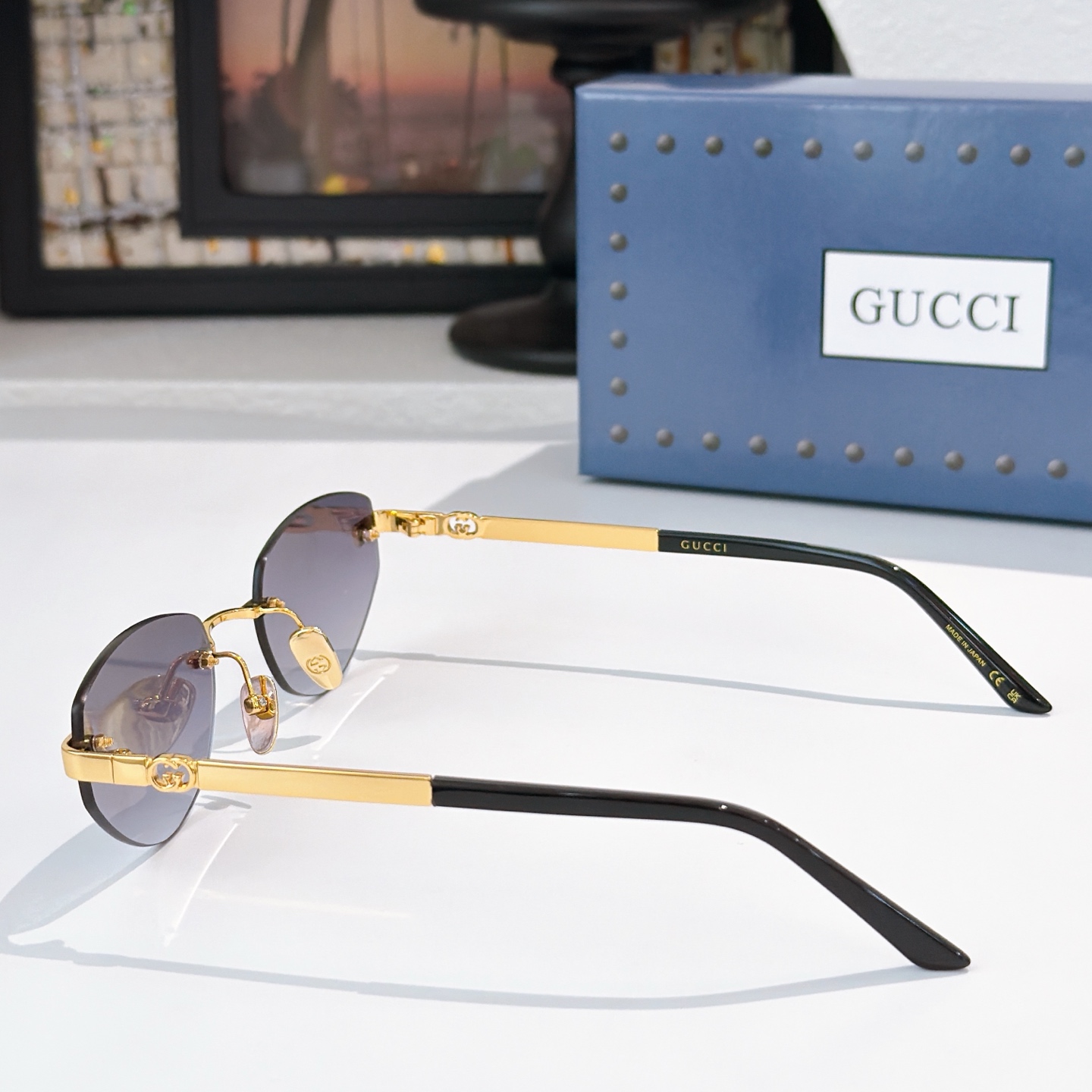 GUCC*MODEL：GG2215SSIZE：56口20-140🔝🔝 带钻➕10