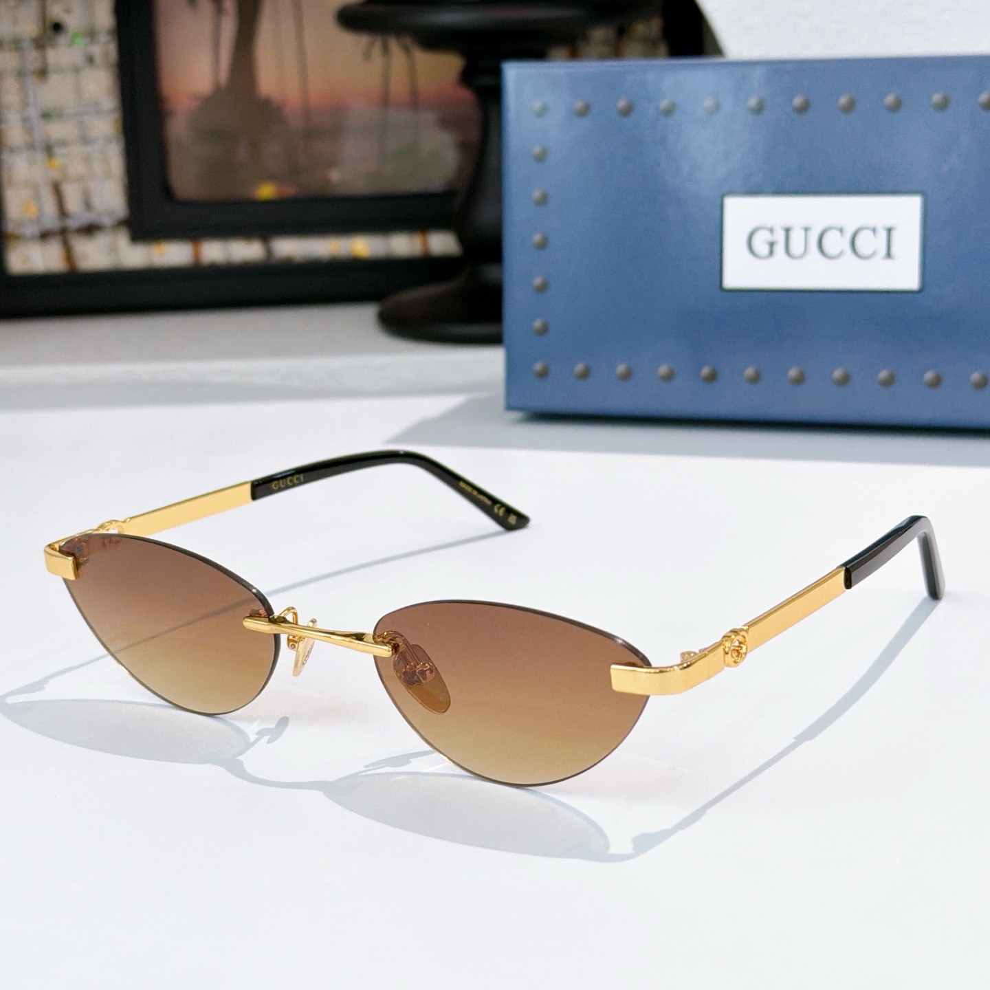 GUCC*MODEL：GG2213SSIZE：58口20-140🔝🔝 带钻➕10