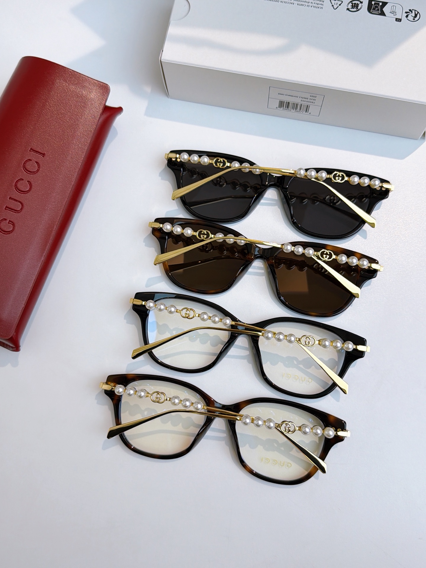 倪妮广告珍珠款GUCC* MODEL:GG1972OASIZE:54口16-145🔝🔝