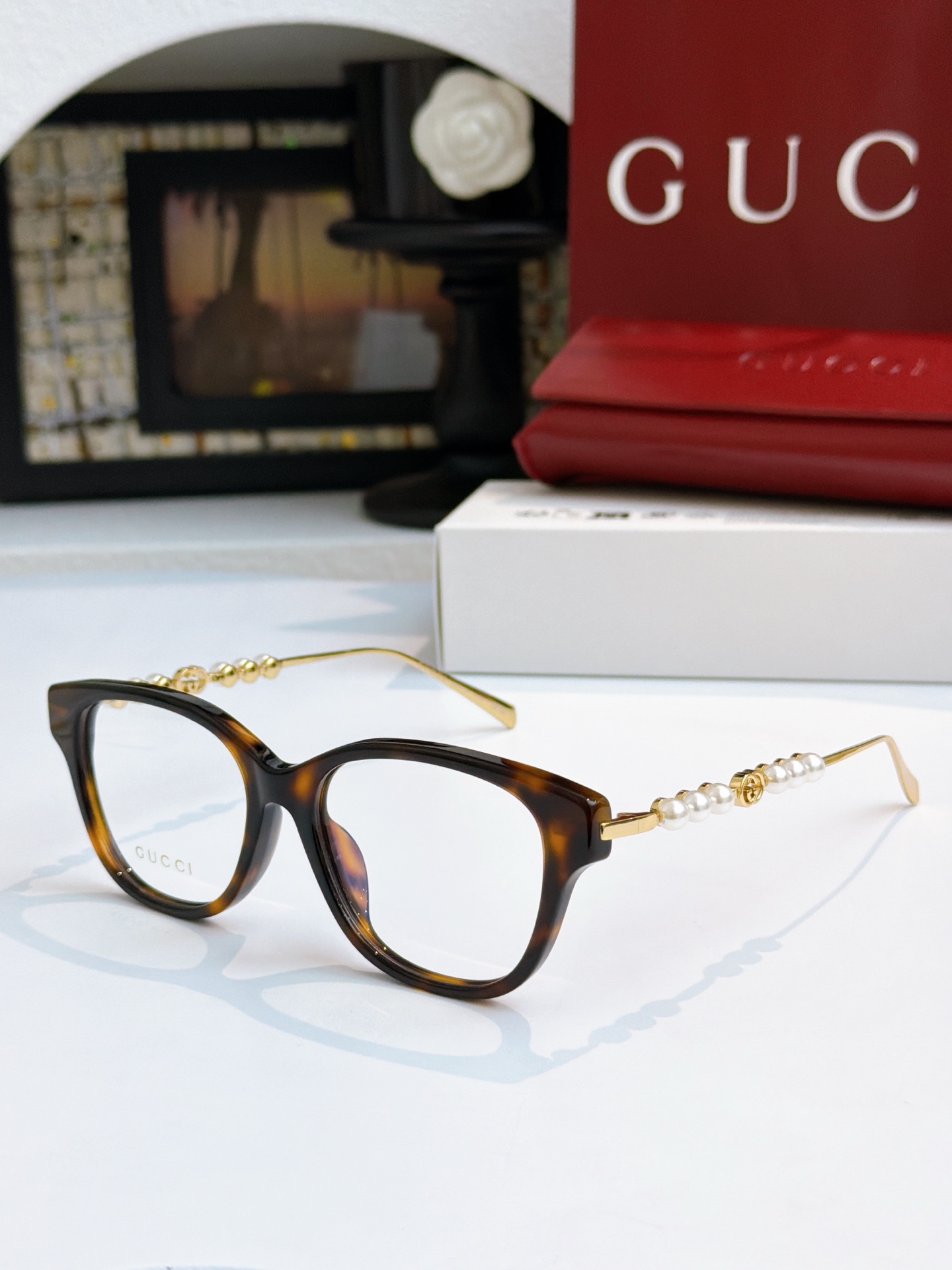 倪妮广告珍珠款GUCC* MODEL:GG1972OASIZE:54口16-145🔝🔝