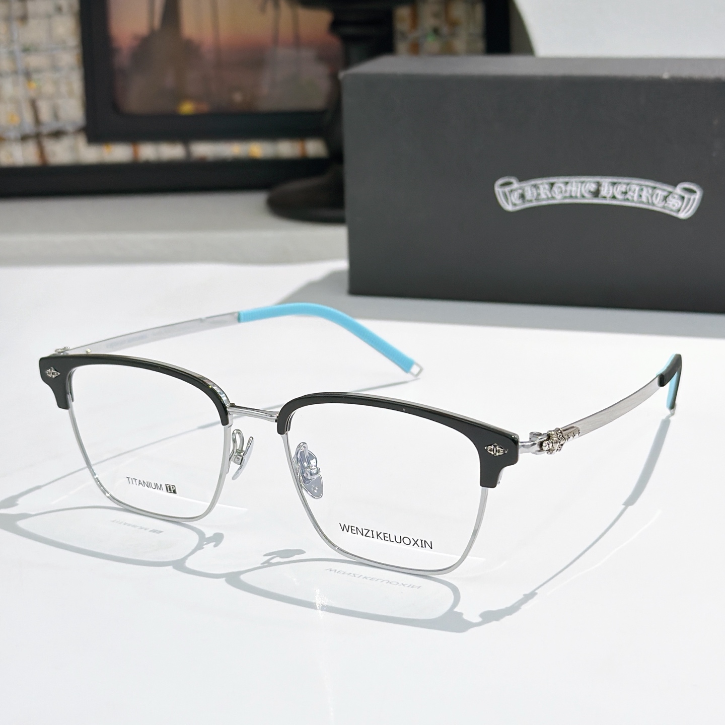 CHROME HEART*MODEL: CH 5565 SIZE: 54口18-152 🔝🔝