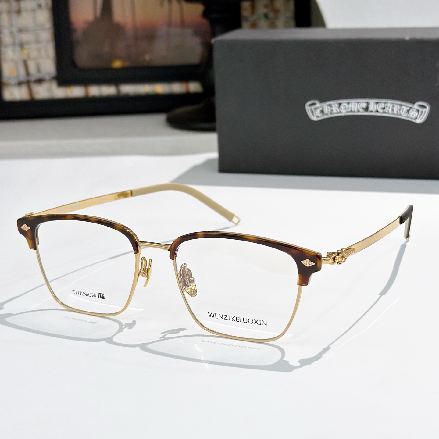 CHROME HEART*MODEL: CH 5565 SIZE: 54口18-152 🔝🔝