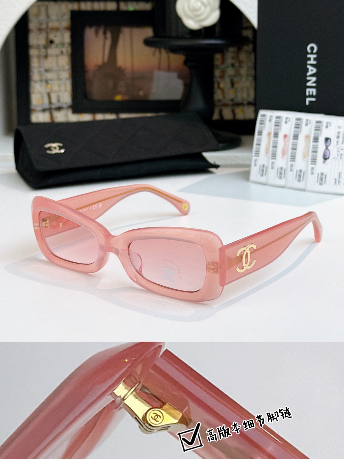 Originial qualityCHANE*MOD：9184SIZE：52口20-140原版细节 双c