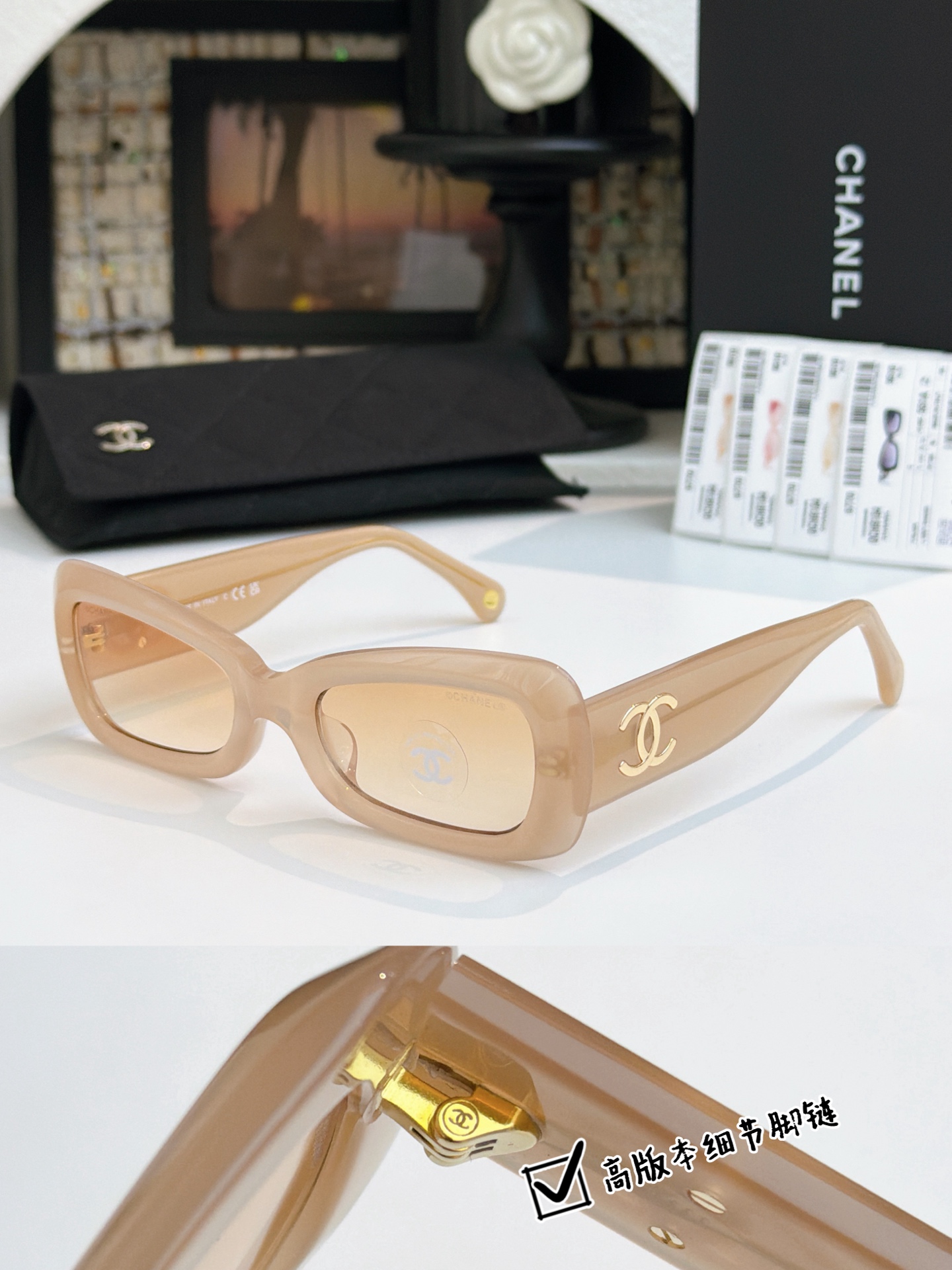 Originial qualityCHANE*MOD：9184SIZE：52口20-140原版细节 双c