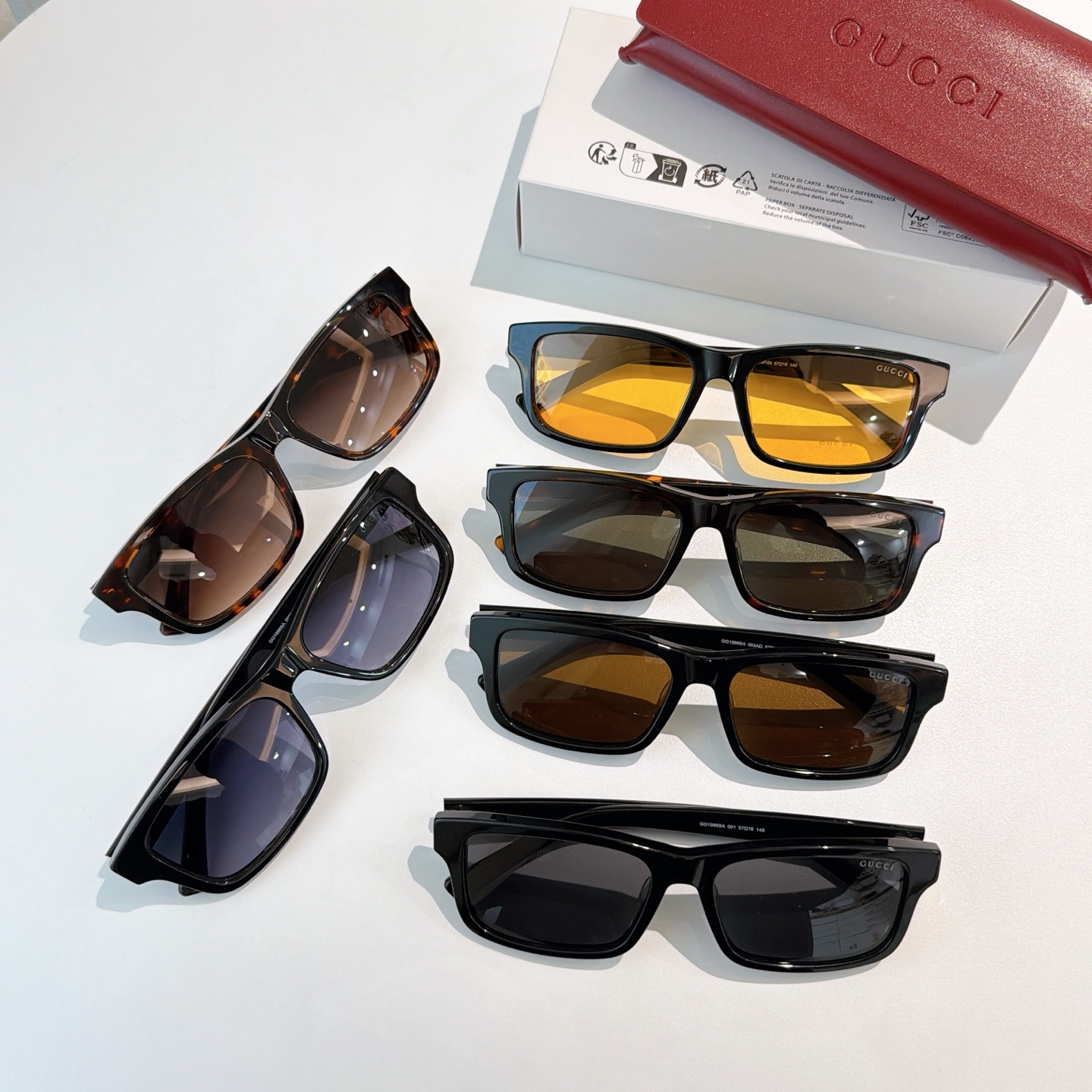 GUCC*MODEL：GG1986SASIZE：57口16-145🔝🔝