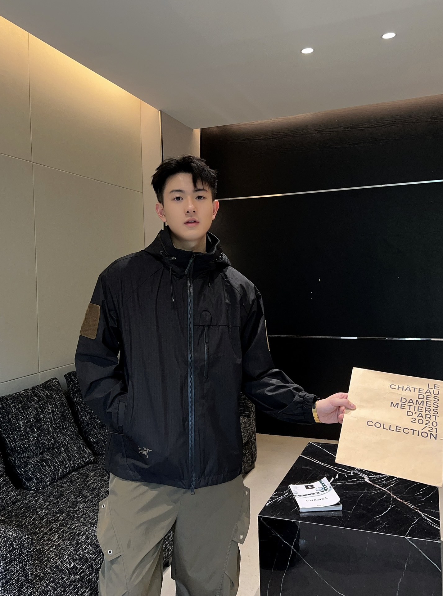 NO:502748,Black upper body picture, alexander wang19860909黑色上身图,,alexander wang,Men's clothing