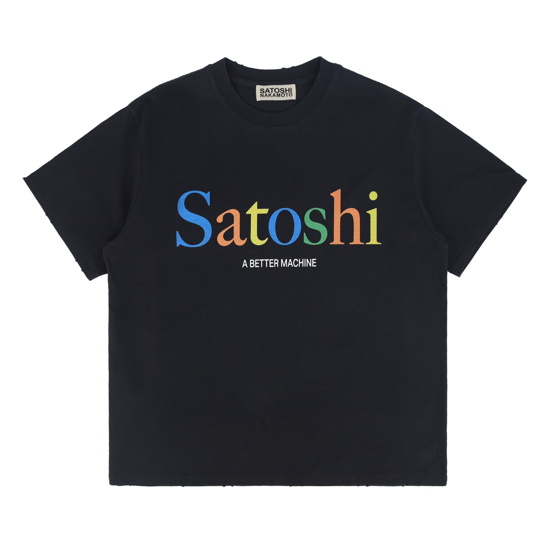 Футболка Satoshi Nakamoto A Better Machine Без бренда