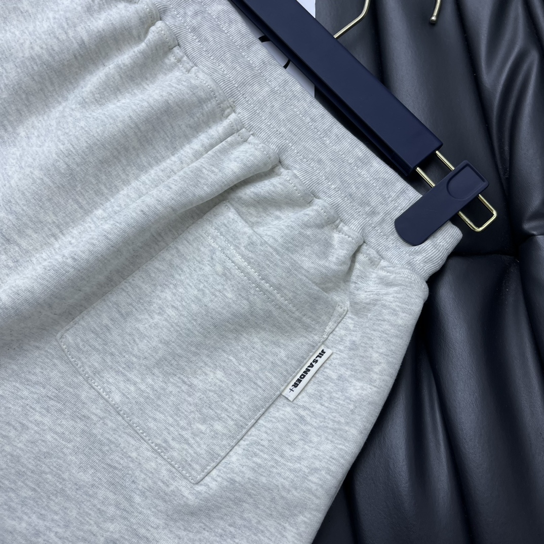 Jilsande*2024新品抽绳洋气短裤定制YB原生全棉材质质感舒适品相高级高级纯色饰以抽绳调节背后口