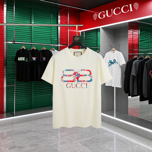 Gucci 2025 New High-Quality Round Neck Short-Sleeve T-Shirt, Comfortable and Fashionable 1 Gucci 2025 New High-Quality Round Neck Short-Sleeve T-Shirt, Comfortable and Fashionable