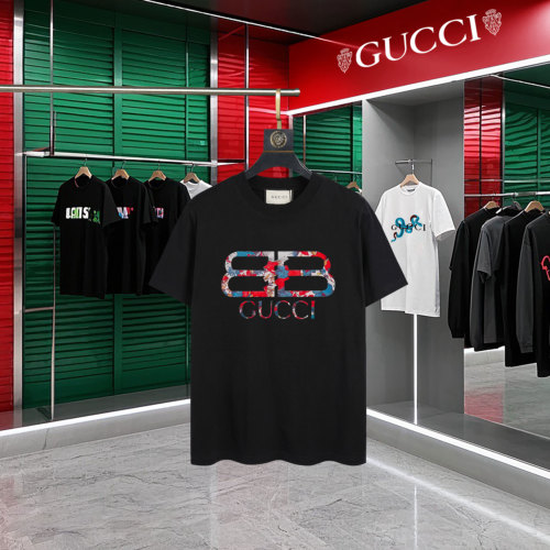 Gucci 2025 New High-Quality Crew Neck Short Sleeve T-Shirt, Comfortable and Fashion 1 Gucci 2025 New High-Quality Crew Neck Short Sleeve T-Shirt, Comfortable and Fashion