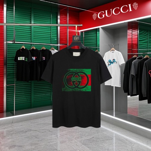 Gucci 2025 New High-Quality Round Neck Short-Sleeve T-Shirt 1 Gucci 2025 New High-Quality Round Neck Short-Sleeve T-Shirt