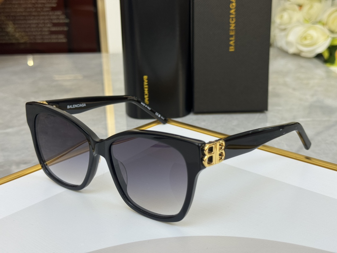 Balenciaga Sunglasses Acetate Cat Eye