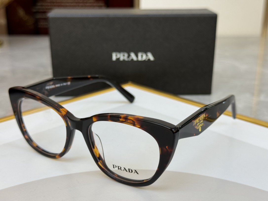 PRADA 光学架 板材 猫眼
