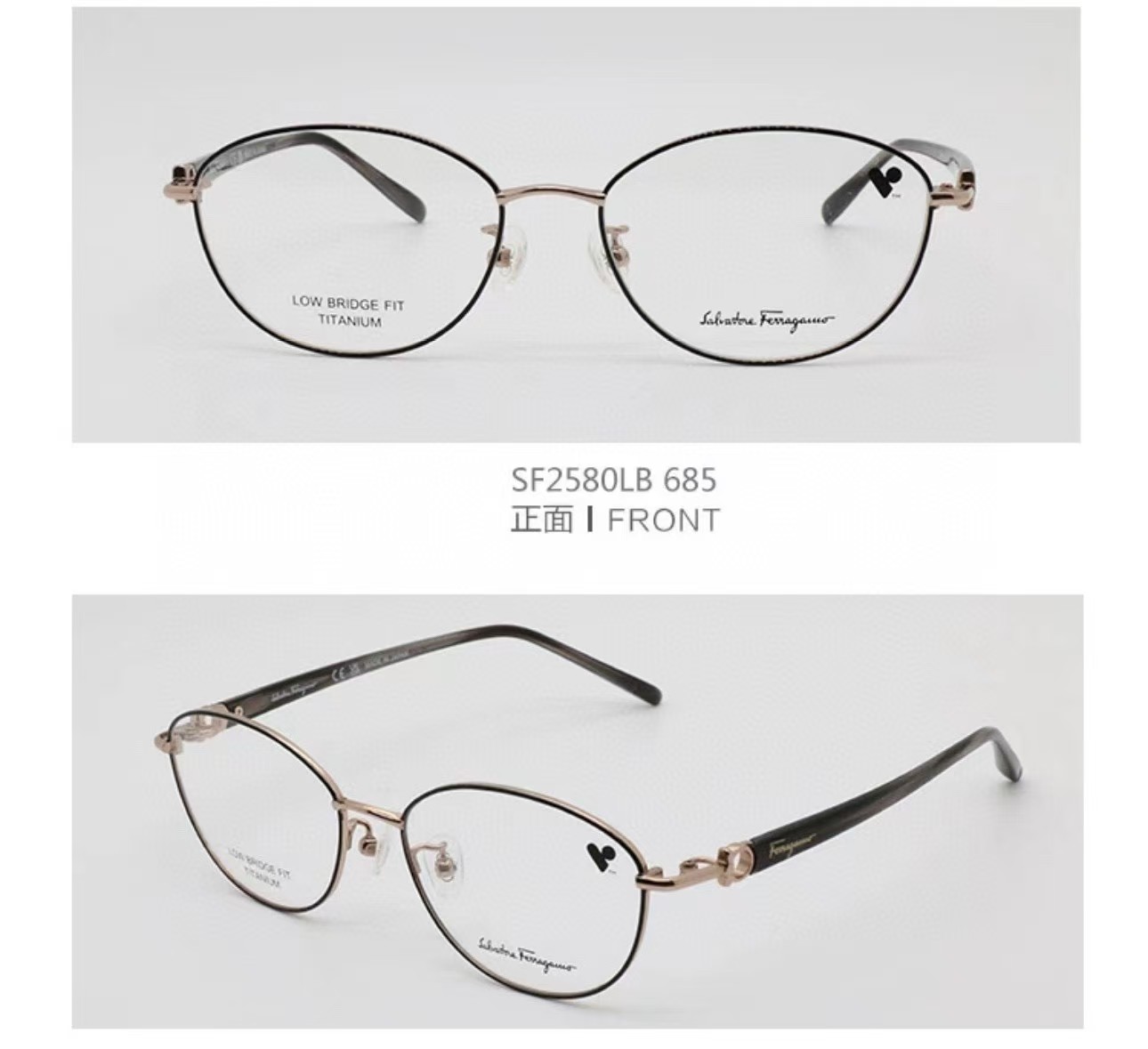 Salvatore ferragam* MODEL：SF2580LBSIZE：53口16-140