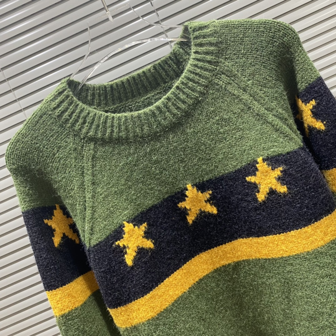Supreme Braided Star Sweater in Black, Blue, Green – Sizes SM to XXL - 图片 3