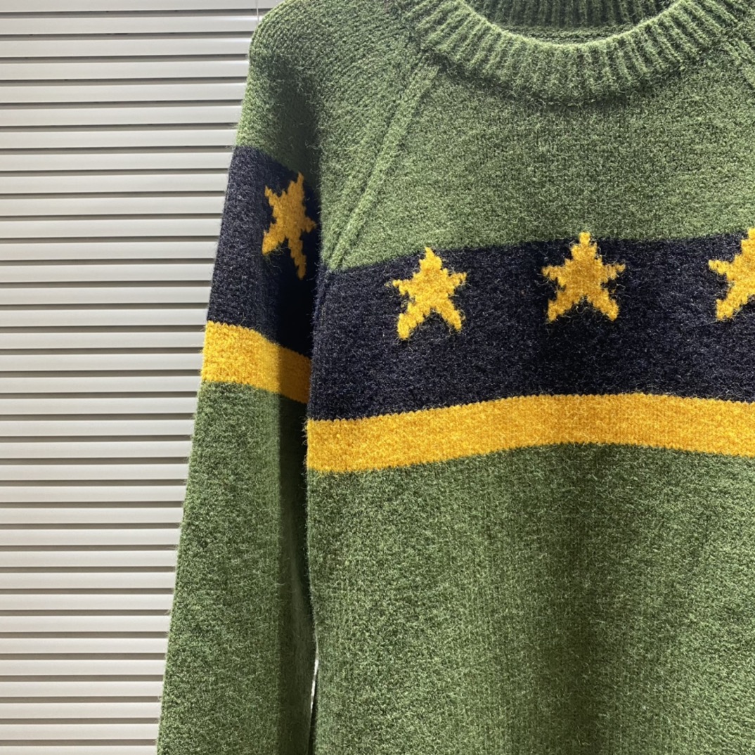 Supreme Braided Star Sweater in Black, Blue, Green – Sizes SM to XXL - 图片 7