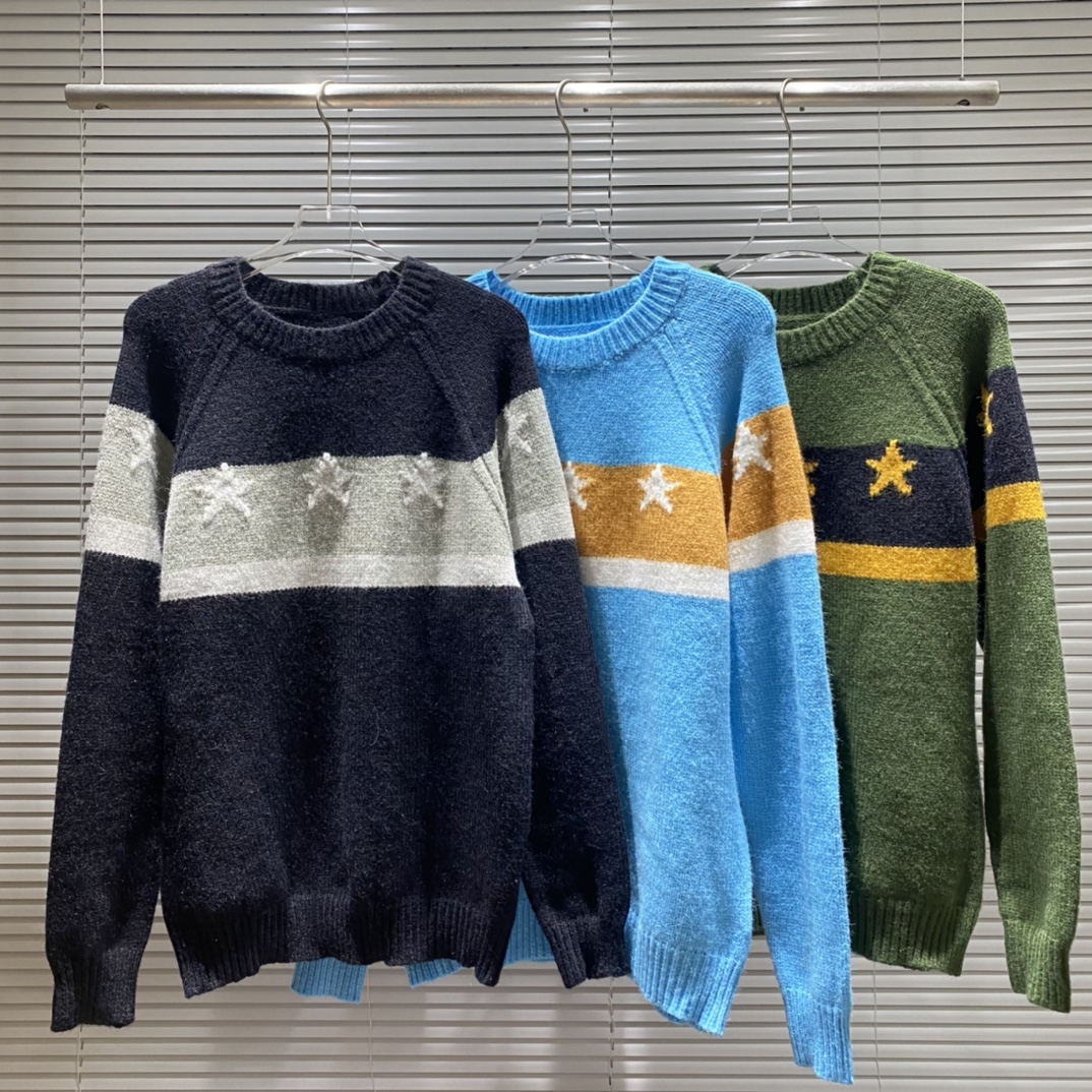 Supreme Braided Star Sweater in Black, Blue, Green – Sizes SM to XXL - 图片 9