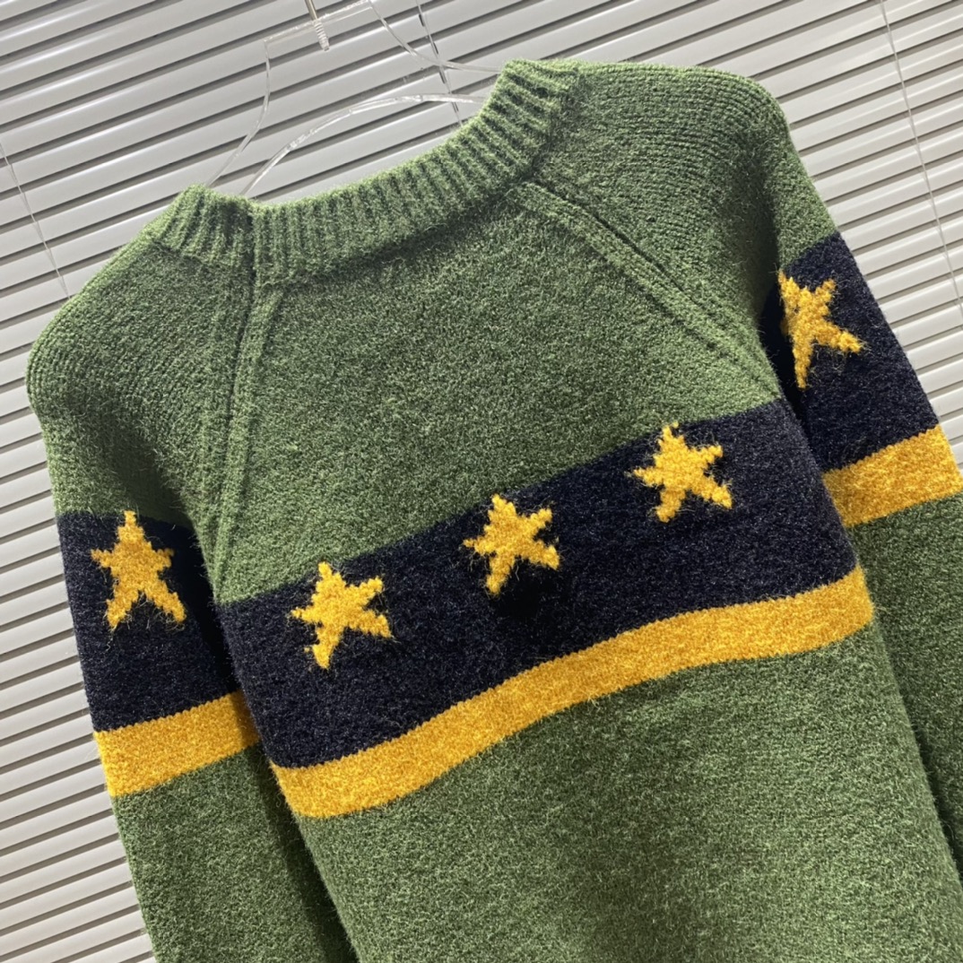 Supreme Braided Star Sweater in Black, Blue, Green – Sizes SM to XXL - 图片 8