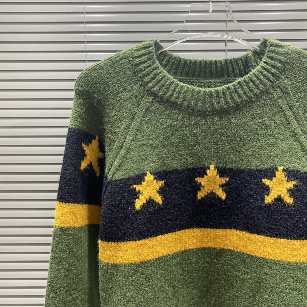 Supreme Braided Star Sweater in Black, Blue, Green – Sizes SM to XXL - 图片 4