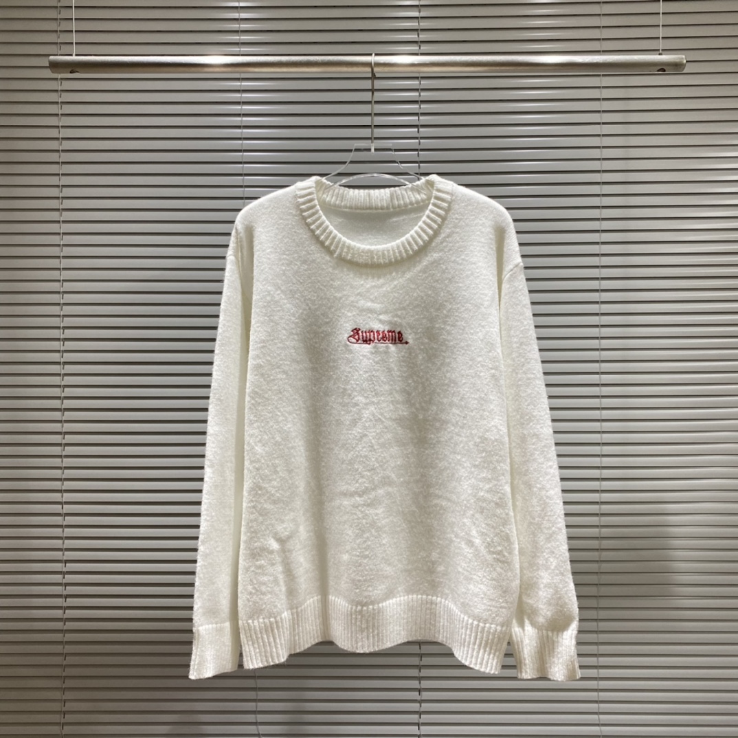 Supreme Chest Logo Embroidered Collar T-Shirt in Various Colors and Sizes
