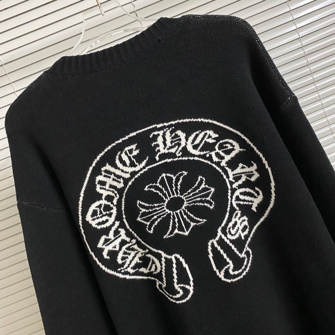 Crooked Magnificent Logo Sweaters in Black and Orange, Available in Various Sizes - 图片 8
