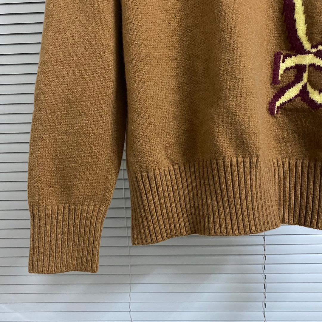 Brown Green Pink Round Sweater with DR Dio Logo, 300 Codes Available - 图片 5
