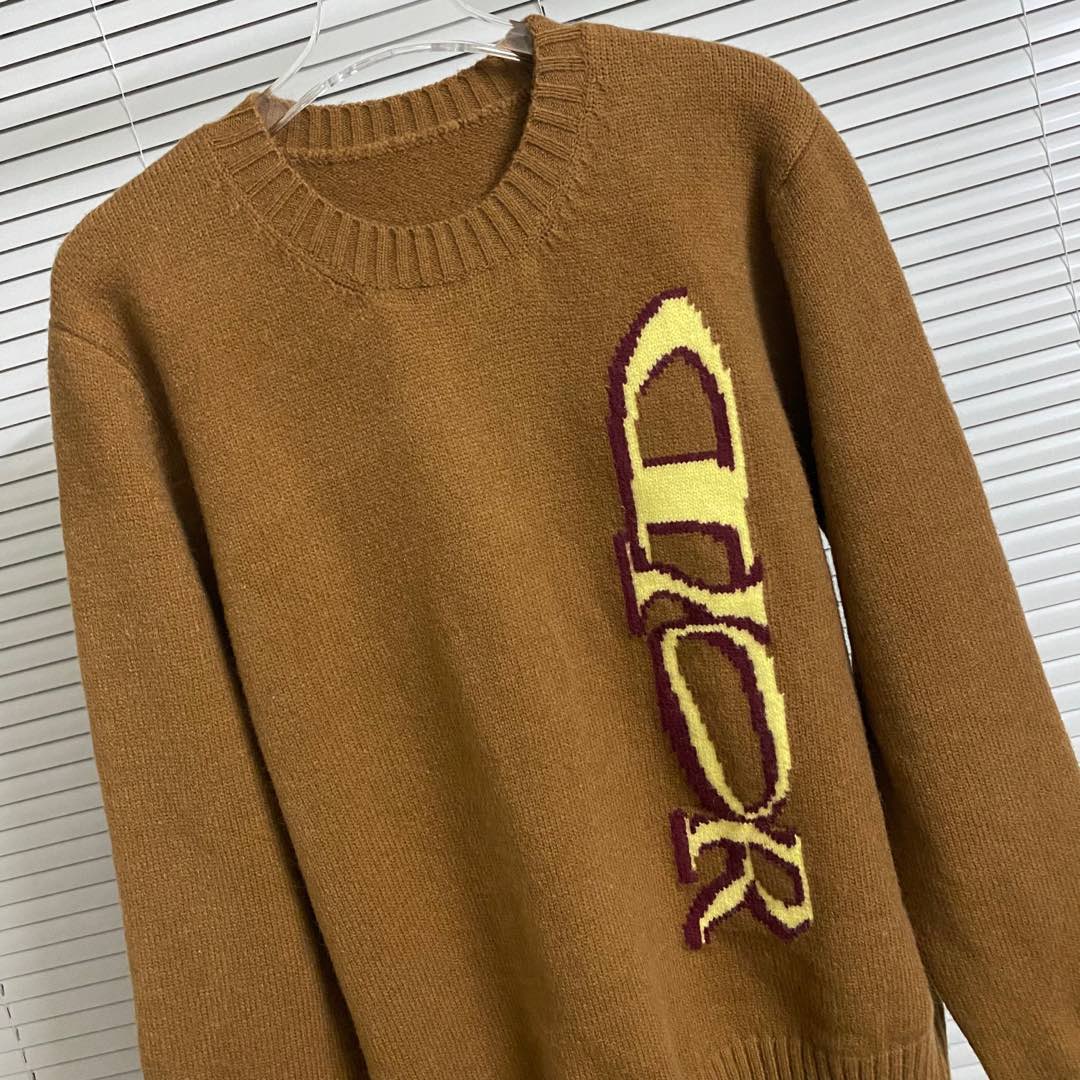 Brown Green Pink Round Sweater with DR Dio Logo, 300 Codes Available - 图片 8