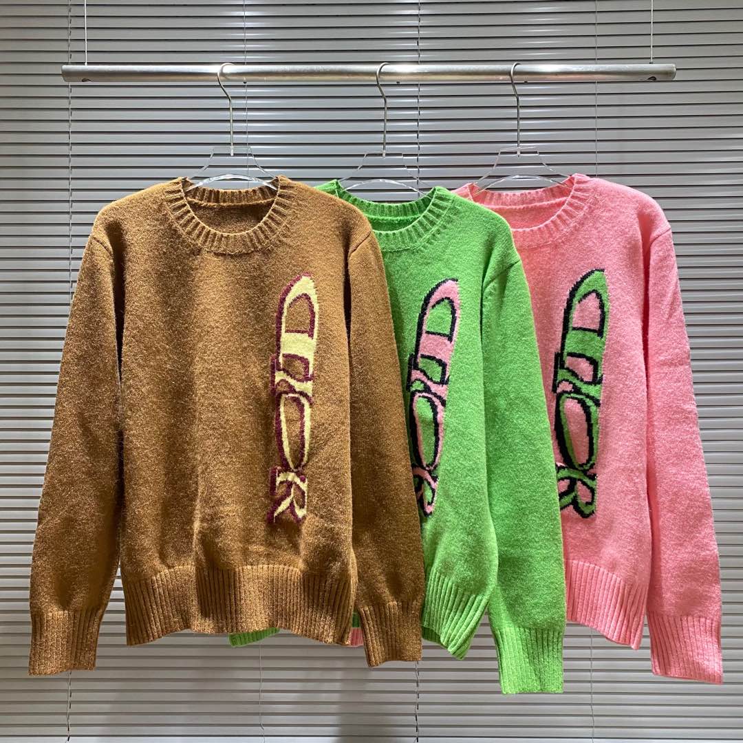 Brown Green Pink Round Sweater with DR Dio Logo, 300 Codes Available - 图片 9