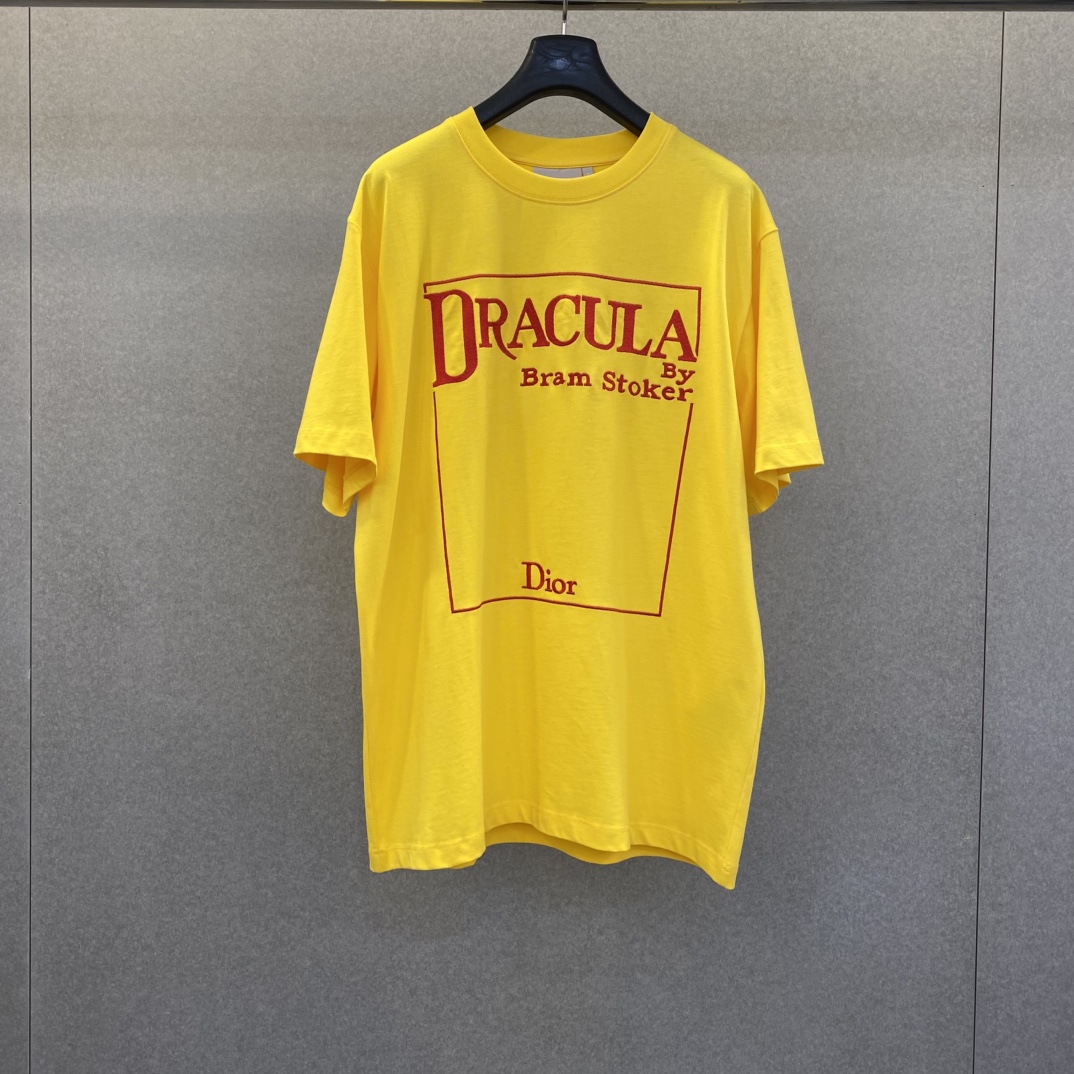 NO:755275,Dior 26 early spring new style letter embroidery logo round neck short sleeves size s-xL, Dior-clothing, dior, dior, T-shirt,19860909Dior 26早春新款字母刺绣标识圆领短袖码数s-xL,迪奥-服装,dior,dior,T-shirt,,Women's clothing