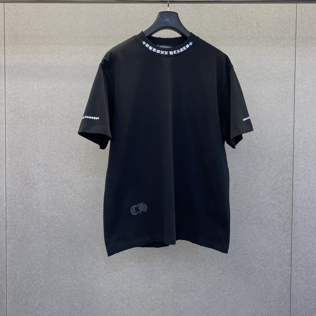 NO:720922,Chrome hearts 26 early spring new cross letter printed round neck size s-xL, Chrome hearts-clothing, chrome hearts,19860909克罗心 26早春新款十字架字母印花圆领码数s-xL,克罗心-服装,chrome hearts,,Women's clothing