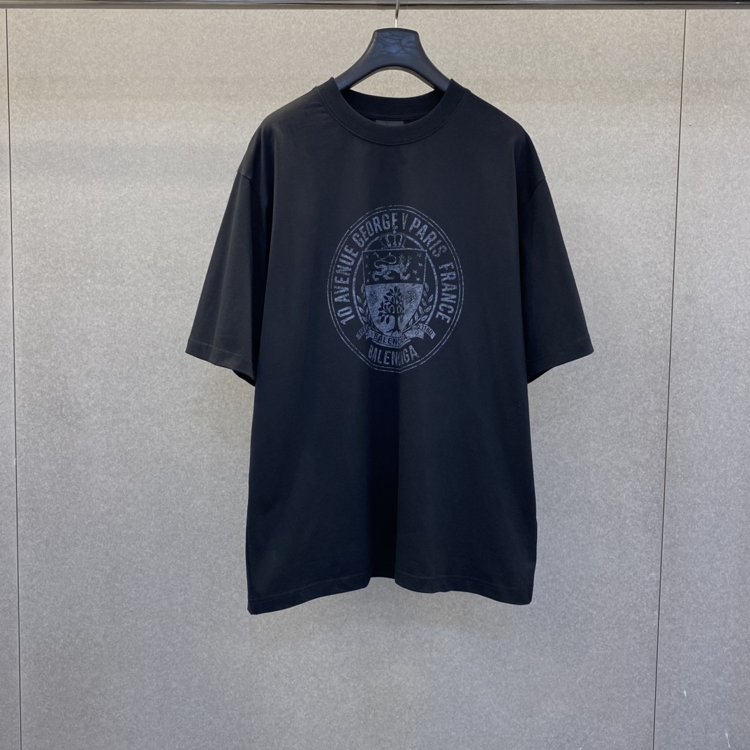 NO:854172,BL 26 spring and summer new style badge letter printing short-sleeved direct-injection printing technology, size xs-L, Balenciaga-clothing, balenciaga, T-shirt,19860909BL 26春夏新款徽章字母印花短袖直喷印花工艺 码数xs-L,巴黎世家-服装,balenciaga,T-shirt,,Women's clothing
