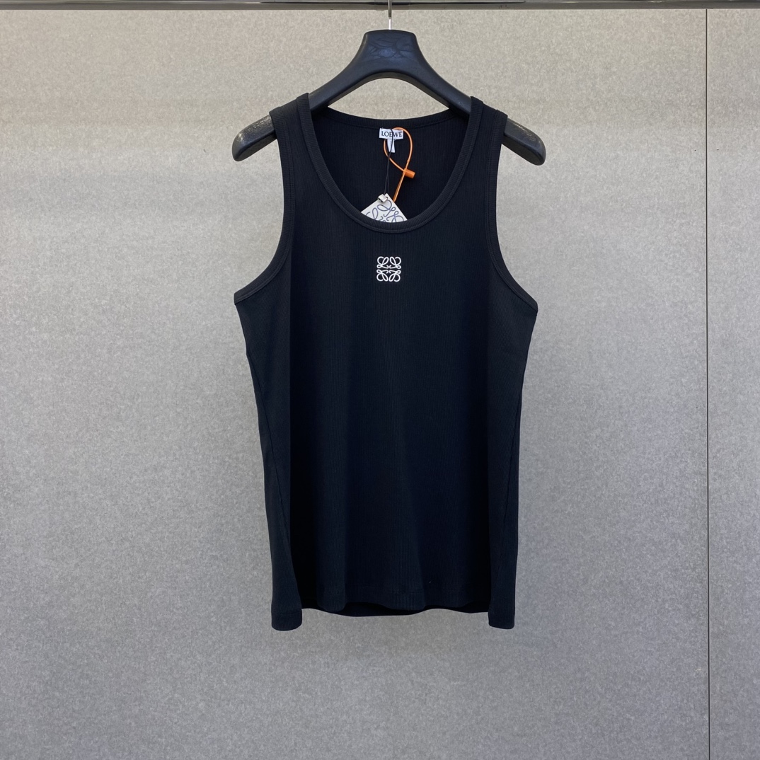 NO:857815,LOEW 25 spring and summer new classic embroidered logo word vest black and white, same size for men and women, size s-xL, Prada-clothing, loewe, prada,19860909LOEW 25春夏新款经典刺绣徽标字背心黑白两色 男女同款码数s-xL,普拉达-服装,loewe,prada,,Women's clothing