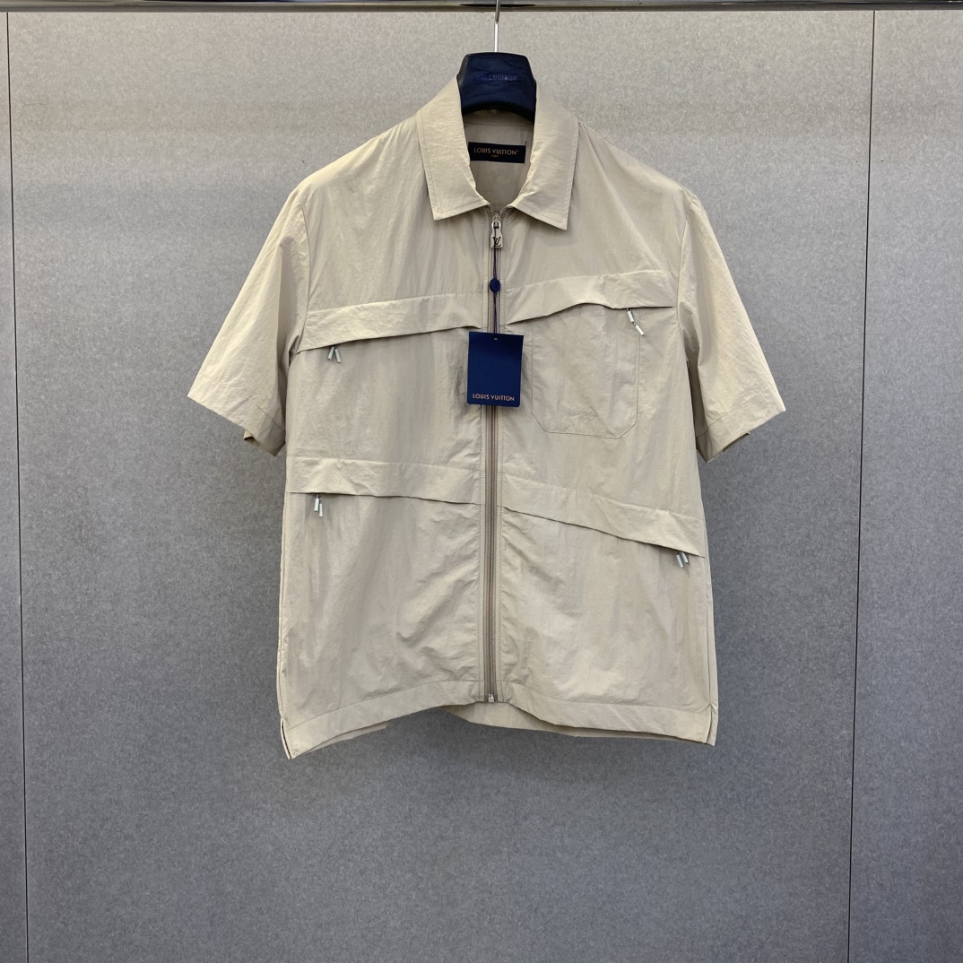 NO:854418,Lujia 26 new style multi-pocket zipper letter embroidered short-sleeved shirt size s-xL,Louis Vuitton-clothing,louis vuitton,louis vuitton,louis vuitton,shirts,T-shirt,19860909驴家 26新款多口袋拉链字母刺绣短袖衬衫码数s-xL,路易威登-服装,louis vuitton,louis vuitton,louis vuitton,shirts,T-shirt,,Women's clothing