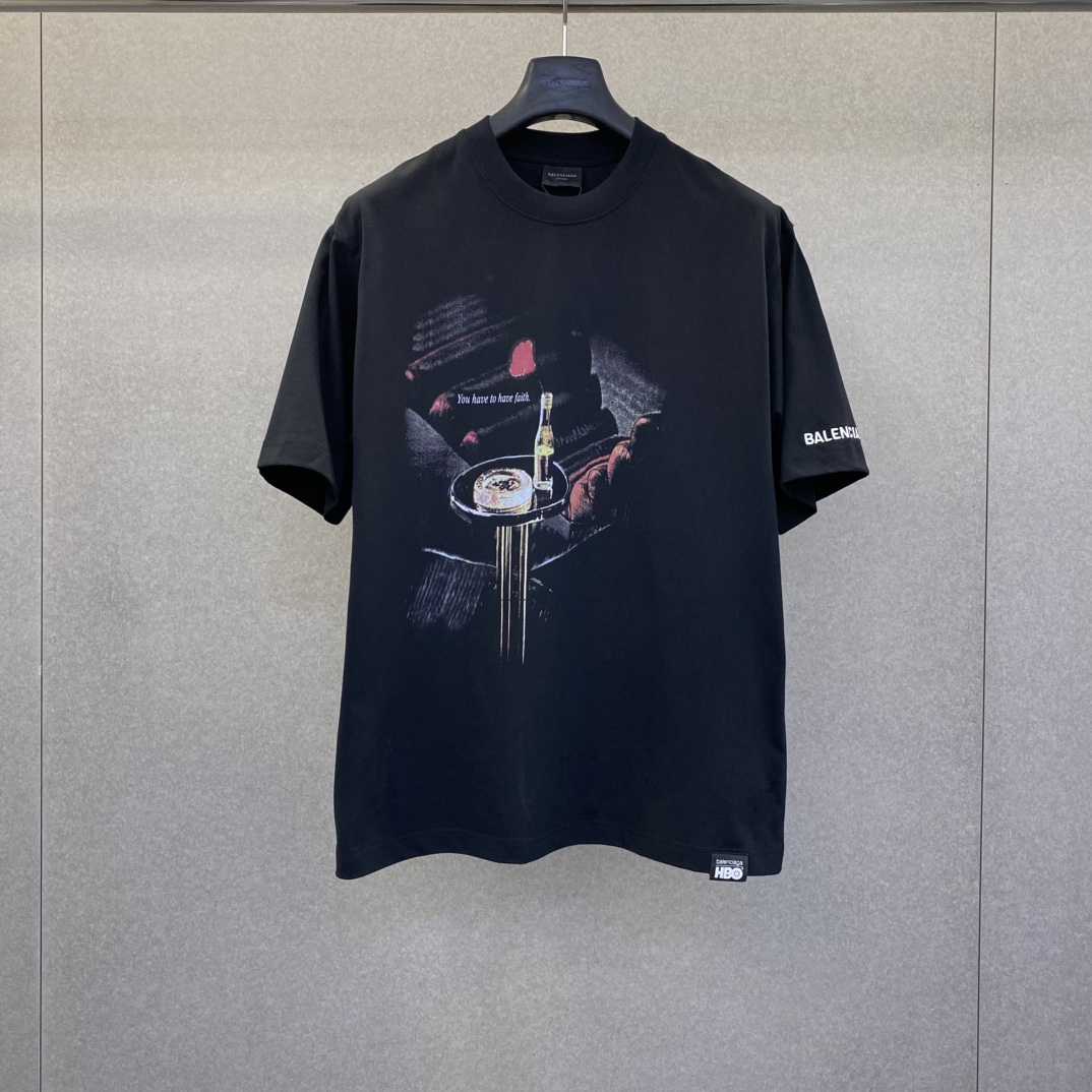 NO:854174,Bl Paris 26 spring and summer new joint brand rose wine bottle printed letter embroidery short sleeves Size: xs-L, Balenciaga-clothing, balenciaga, T-shirt,19860909Bl 巴黎26春夏新款联名玫瑰酒瓶印花字母刺绣短袖码数: xs-L,巴黎世家-服装,balenciaga,T-shirt,,Women's clothing