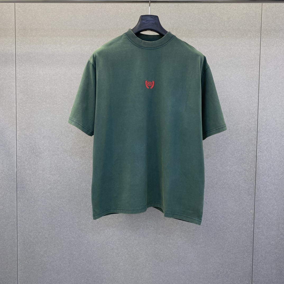 NO:854231,BL Paris 26 spring and summer new style double B wheat ear embroidery short-sleeved counter same style size xs-L, Balenciaga-clothing, balenciaga, T-shirt,19860909BL 巴黎26春夏新款双B麦穗刺绣短袖专柜同款 码数xs-L,巴黎世家-服装,balenciaga,T-shirt,,Women's clothing
