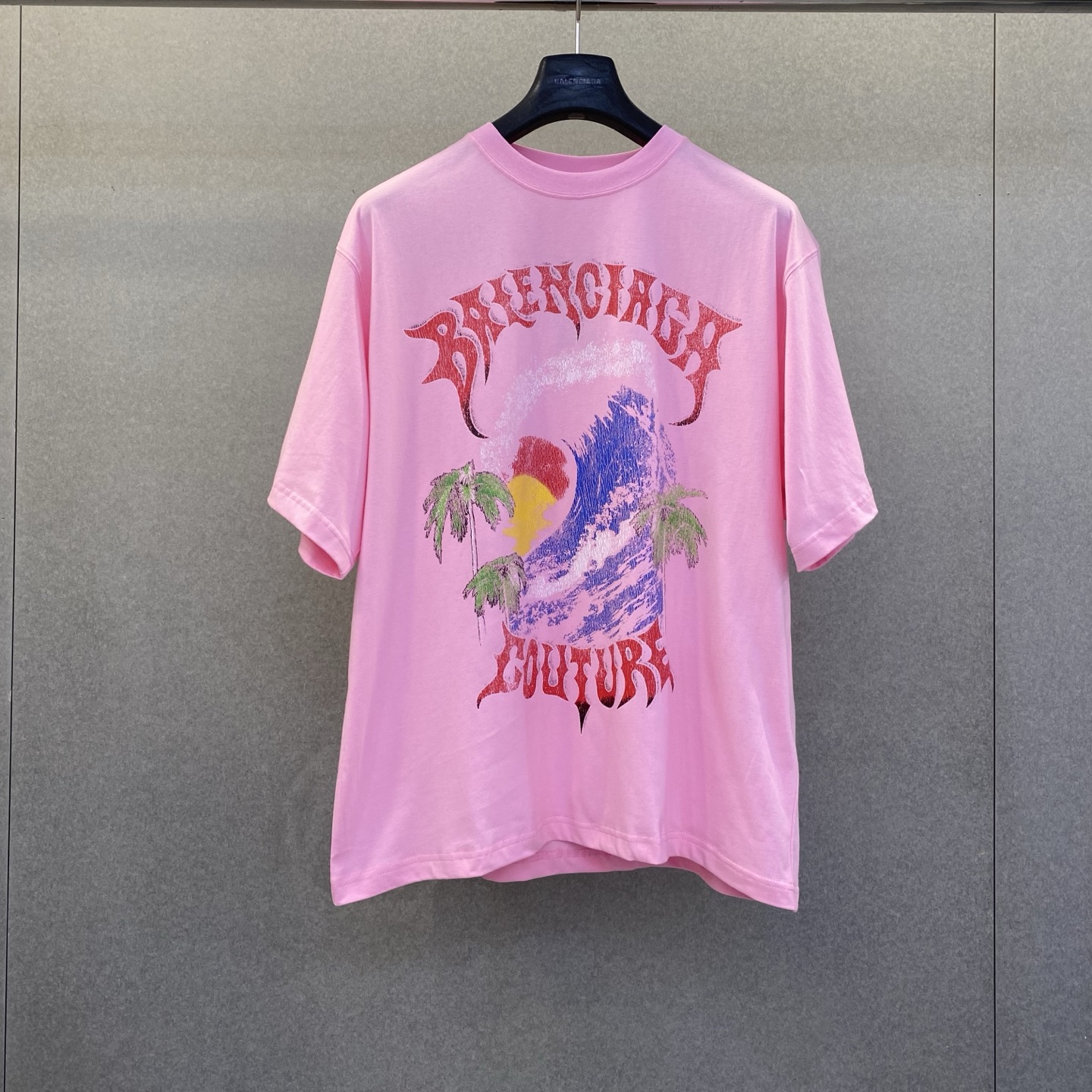 NO:854283,BL Paris 26 spring and summer new wave pattern letter printed short sleeves size xs-L, Balenciaga-clothing, balenciaga, T-shirt,19860909BL 巴黎26春夏季新款海浪图案字母印花短袖码数xs-L,巴黎世家-服装,balenciaga,T-shirt,,Women's clothing