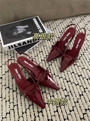 MiuMiu Shoes High Heel Pumps Genuine Leather Spring/Summer Collection