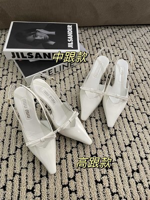MiuMiu Shoes High Heel Pumps Genuine Leather Spring/Summer Collection